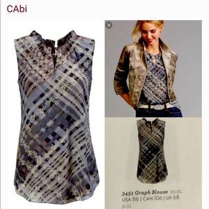 Cabi Style #3451 Graph Blouse